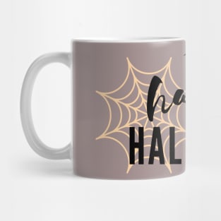 Happy Halloween Orange and Black Mug